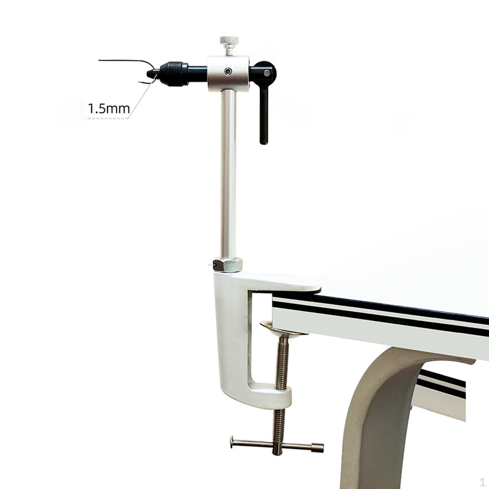 

Тиски для вязания рыболовных крючков, инструменты для нахлыста, портативный зажим для изготовления приманок 24.5x6cm Rotatable