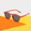 Small Round Polarized Kids Sunglasses Baby Sunglasses with Strap Flexible UV400 Polarized Infant Sunglasses for Ages 0-3 Years