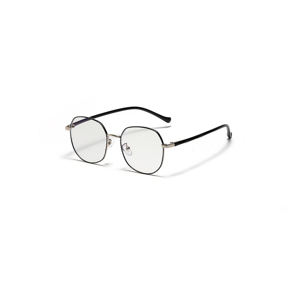 Glasses Polygonal Thin Frame Trend Metal Flat Mirror Women