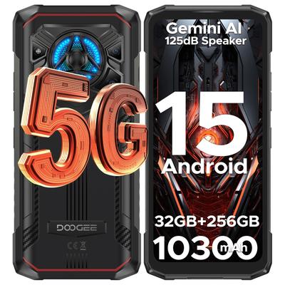 Doogee Blade 20 Play 5G Rugged Phone, 32GB+256GB,Android 15 10300mAh, 6.6" HD + LED Light Effect,50MP+20MP+16MP,Face ID/NFC/WIFI6/OTG