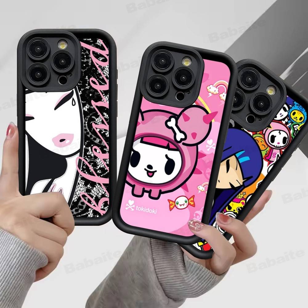 Fashion Brand T-Tokidoki Phone Case For IPhone 11 12 13 16 15 17 14 Pro Max Soft Funda Silicone Cover
