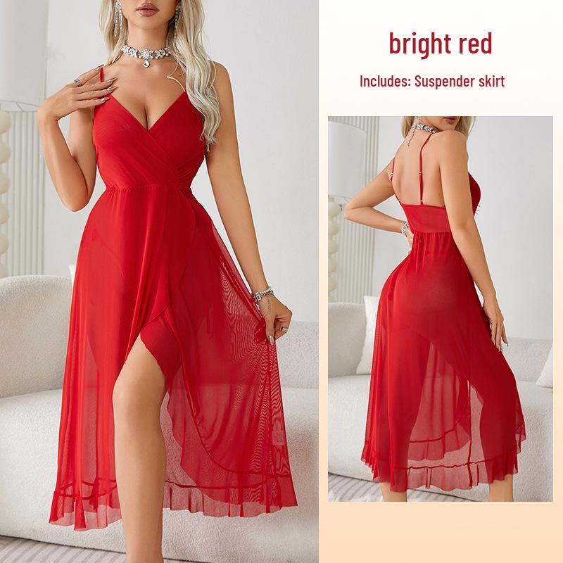 Fiyun Sexy V-neck Backless Dress: European & American Nightclub Style, Sleeveless with Spaghetti Straps