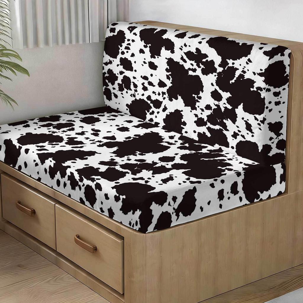 RV Camper Elastic Sofa Cover with Anti-Slip & Anti-Shedding Tie Rope