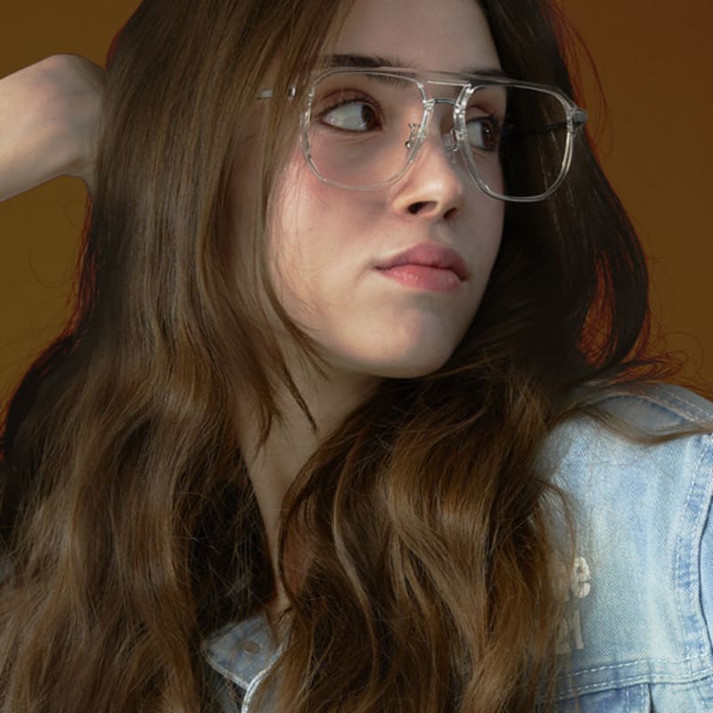 RECLOW RECLOW G605 CRYSTAL GLASS Glasses