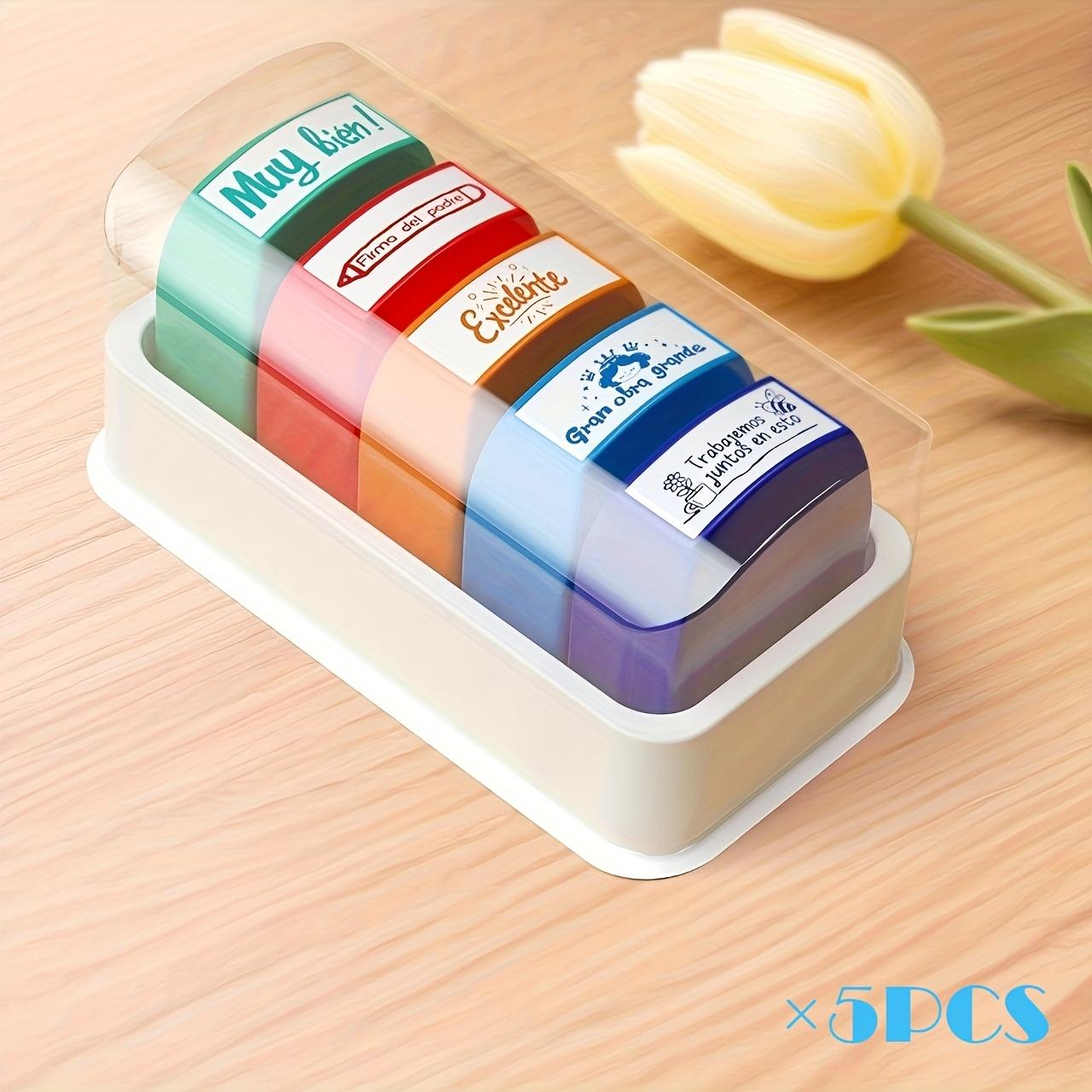 

Один набор печатей учителя испанского языка дополнен пылезащитным лотком для хранения, чтобы содержать печати в чистоте.