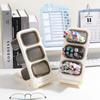 Large Capacity Desktop Storage Box Multifunctional Removable Pencil Container Foldable Makeup Brush Storage Box