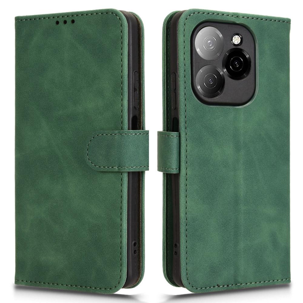 For TECNO Spark 20 Pro 5G Leather Case Skin-Feel Anti-Drop Wallet Flip Phone Cover