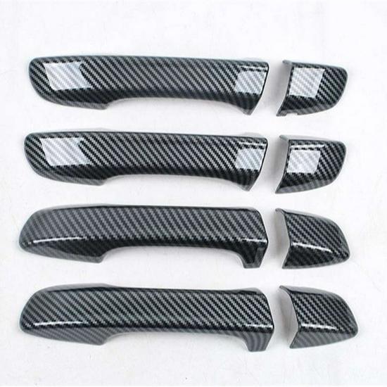 Volkswagen Polo 2019 Carbon Fiber Texture ABS Door Handle Cover