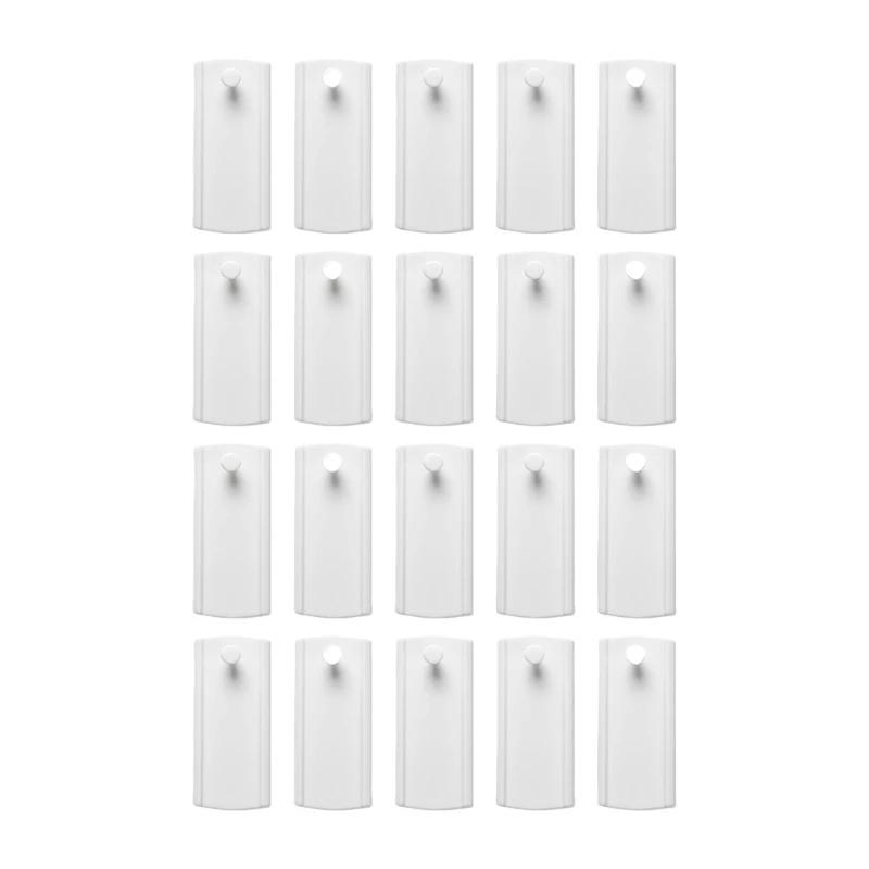 20Pcs Multipurpose Adhesive Wall Hooks For Hanging Frames Pictures Mirrors On Tile Glass Wooden Smooth Surfaces M4YD