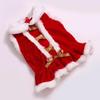 Christmas Decoration Puppy Santa Clothes Pet Costume Dog Winter Skirt Supplies