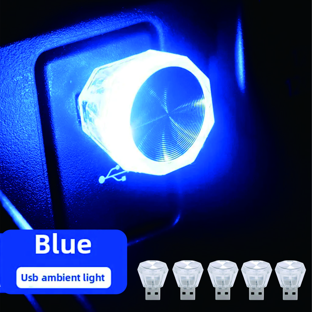 New Car USB Ambient Light No Charging Plug and Play LED Ambient Decoration Light Night Light