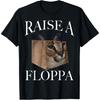 Big Floppa Caracal Cat Meme Raise A Floppa T-Shirt(1)