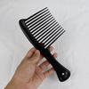 1PC Plastic Thickened Wide and Long Toothed Rake Comb Professional Hair Comb Black Axe Hairstyle Comb Dyeing Brush Tool Comb
