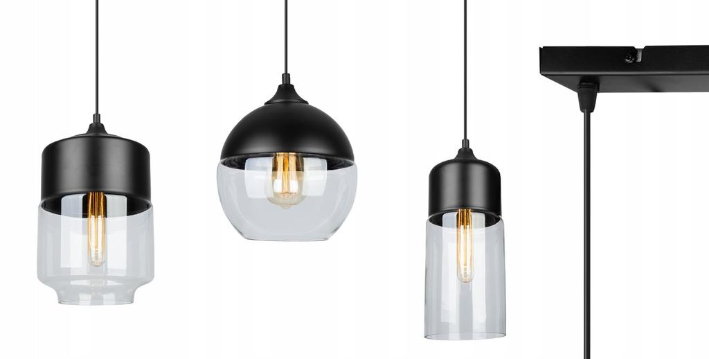 HANGING CEILING LAMP, GLASS LAMP SHADE