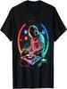 Retro Astronaut DJ, DJing In Space, EDM Cool Graphic T-Shirt