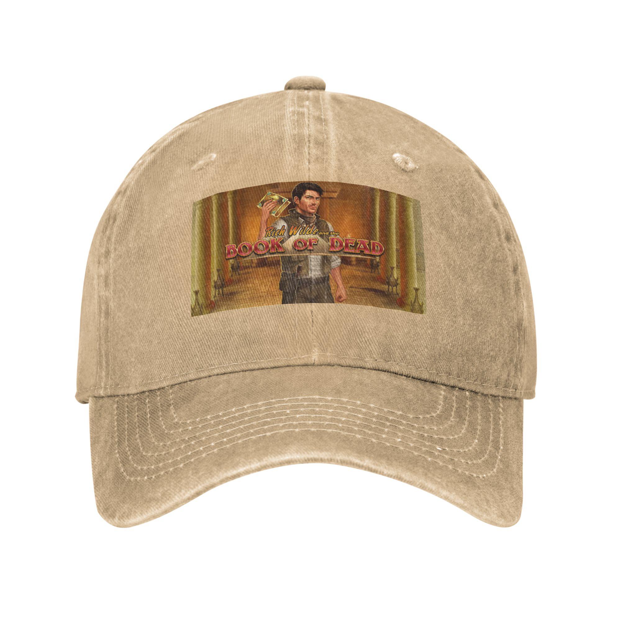 

Book Of Ra Washed Denim Cap Casual Baseball Caps Adjustable Hat Summer Unisex Baseball Hats One Size