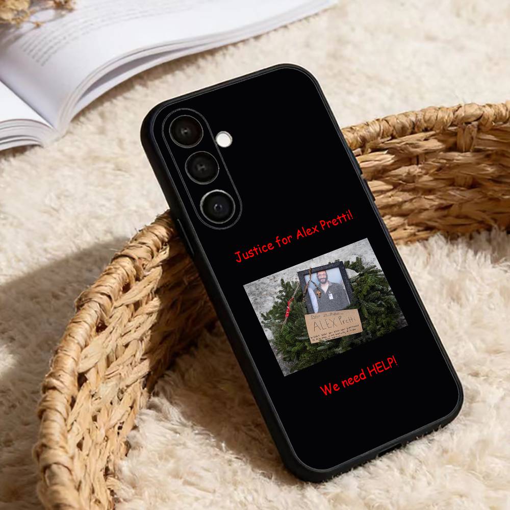 Alex Pretti Is Hero Phone Case For Samsung Galaxy A13,21s,22,31,32,52,53,71,72,73,Soft Black Cover