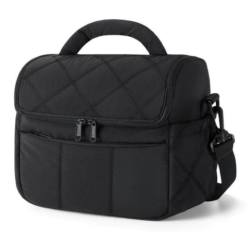2026 New Nylon Lunch Bag Reusable Multi-functional Insulated Lunch Box Leakproof Insulated Bag Women Special Purpose Bags LIJIAO 23 15.2 19.5cm чёрный