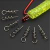 Fishing Tools Metal Needle Pins Fixed Soft Bait Centering Fishing Hook Spring Twist