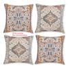 4 Stuks Kussensloop Boheemse Tapijt Etnische Plaid Kussenhoezen Boho Decoratie Kussenhoezen Voor Bank Sofa Bed Vierkante Kussenhoes