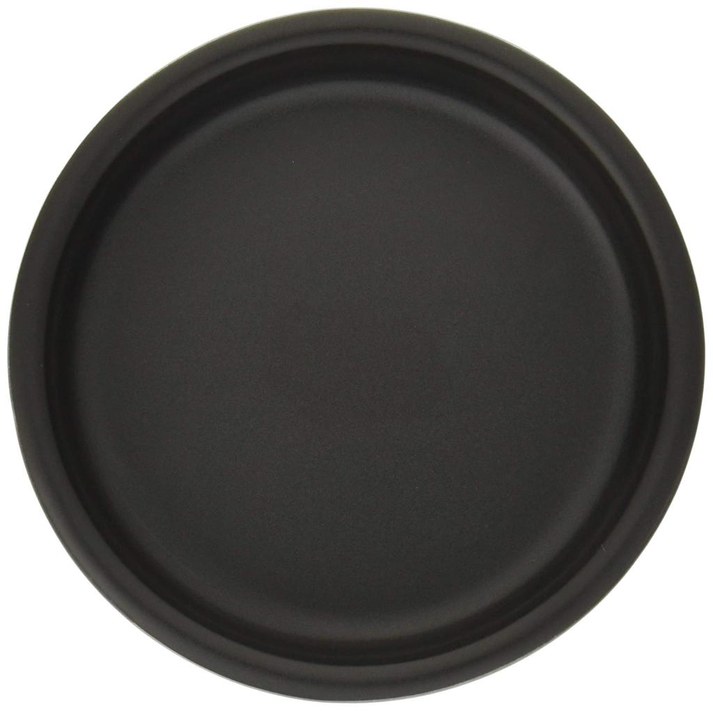 Banko Ware Mini Ajillo Suitable for Direct Ajillo 14cm Microwave and Oven Made In Item 15587 Pot, Flame, Bowl/Dish (Large), Approx. Diameter, Black,