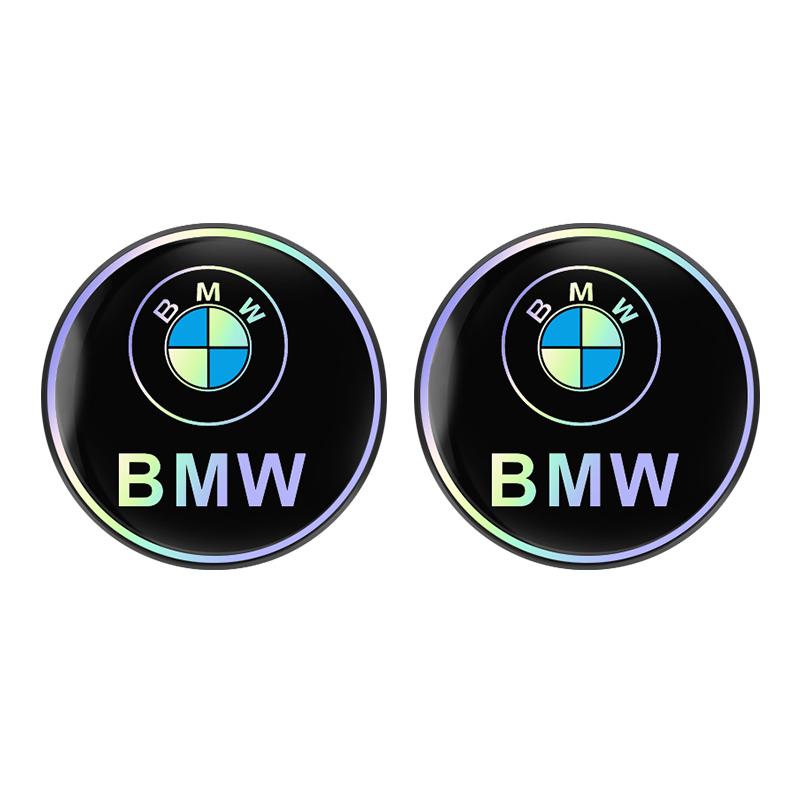 2Pcs Car Water Cup Pad Holders Non-slip Laser Logo Mat For BMW F12 F13 G11 G12 G08 E89 E86 F26 F16 F40 G30 F10 F20 F46 G14 G07