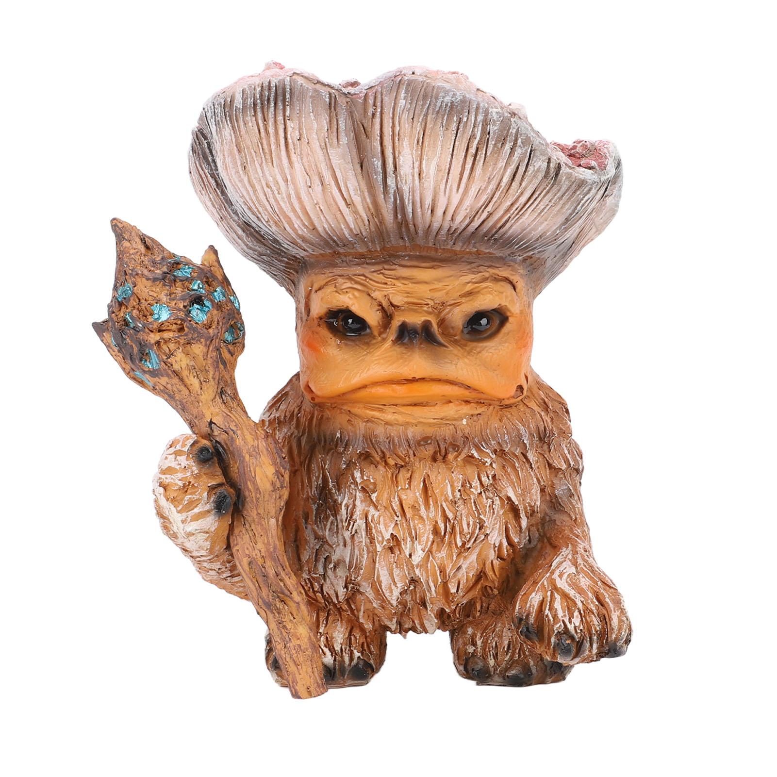 

Фея Гриб Монстр Смола Готичний Стиль Вишукана Яскраво Деталізована Садова Статуя для Газону