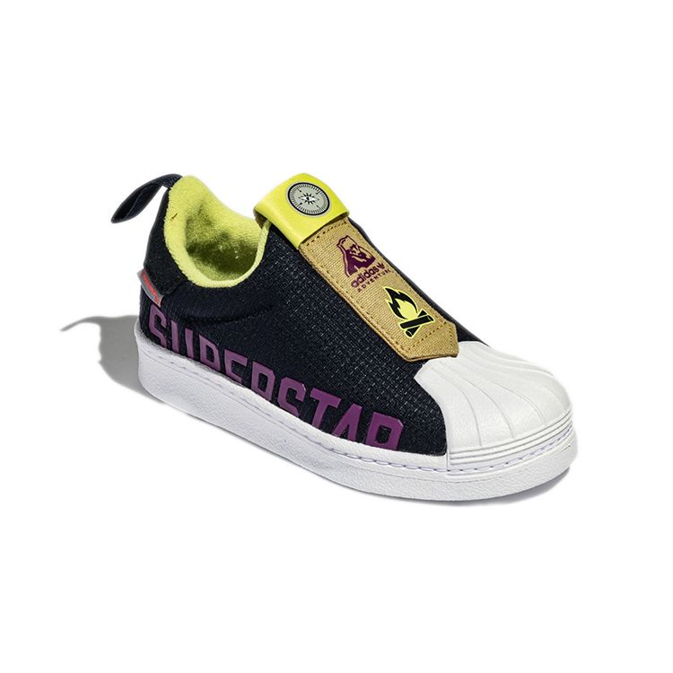 adidas Superstar 360 X C Legend Ink Kids Sneakers Blue Glow-Purple Pure-Yellow Q46511