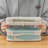 Spacious Macaron Colored Retractable Oxford Pencil Case - Compact Japanese & Korean Style for Students