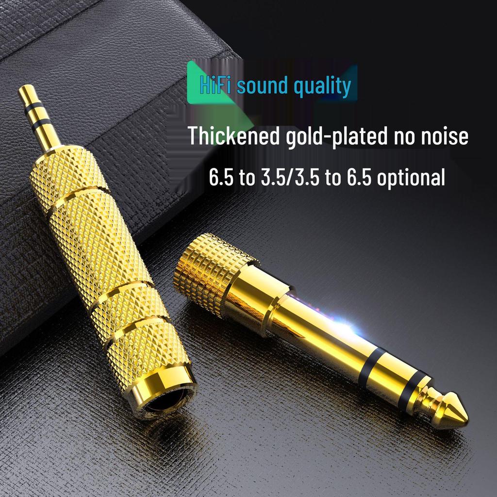 Digital Piano 6.5mm To 3.5mm Audio Adapter: Guitar, Microphone, Headphone Converter