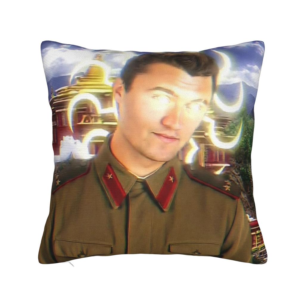Charlie Kirk Miner Pillow Case Comfy Pillow Cover For Sofa Car Home Decor Funny Cushion Cover