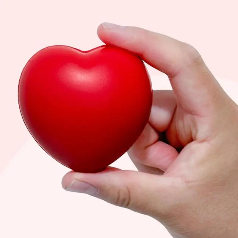 Finger Exercise Ball Hand Strengthening Exercise Hand Grip Exerciser Heart Shaped Stress Balls For Single-Finger Training & Grip