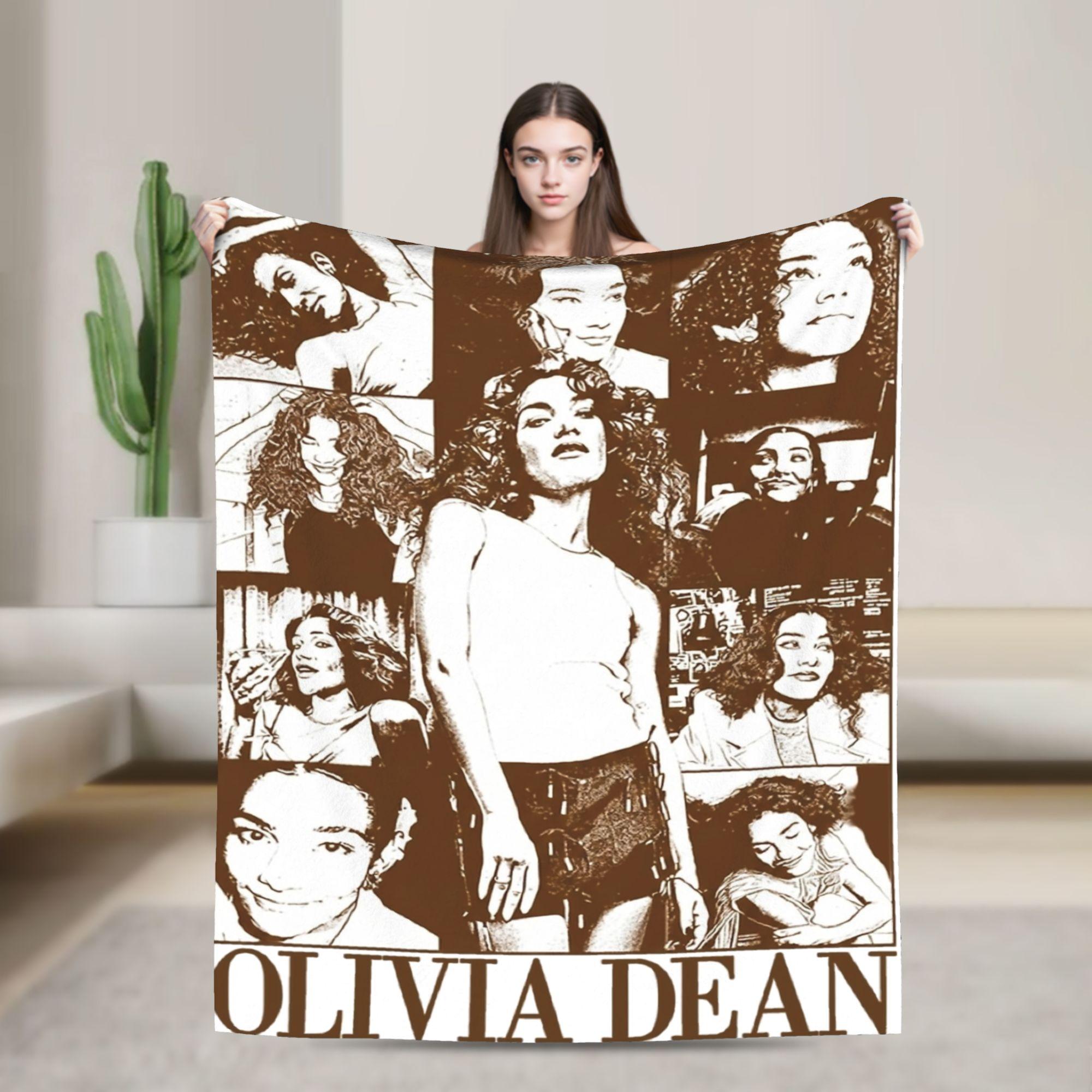 

Singer Olivia Dean Printed Fashion Blanket For Men Women Warm Cozy Fluffy Throw Fashion Blankets for Sofa es Multiple Sizes 100x150cm