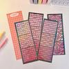 4Sheets/Pack Laser Bling Letter Gift Alphabet Sticker Decorate Photocard Scrapbooking DIY Photo Album Stationery Supplies 2025