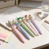 4PCS Plant Vase Theme Ballpoint Pen,school/office Use,class Reward,random Pattern /color,Back To School Season, Christmas Gift