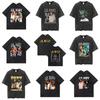 Hip Hop Rapper Wash Vintage Black Lil Baby T Shirt Unisexs Fashion Oversized Tee Short Sleeve Regular Male Tshirt Unisex Streetwear