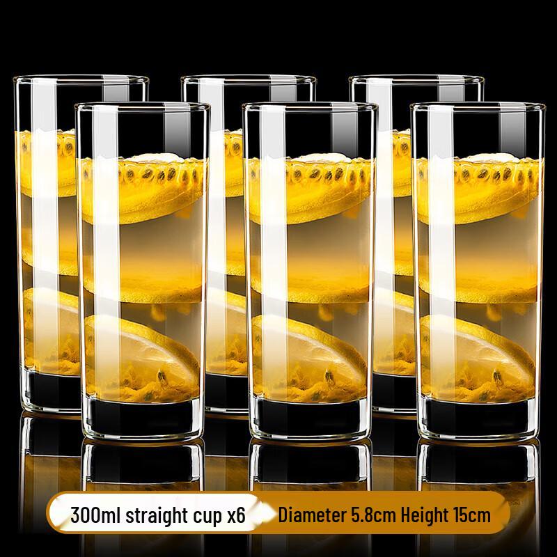 Versatile Heat-Resistant Glass Drinking Cups