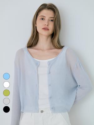 Leseizeme Soft Tencel Linen Crop Cardigan - 5Color