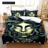 Comforter Wonderful Medusa In Myth 3D Greek Mythology Figurine Medusa Themed Bedding Sets Full Queen Size Comforter