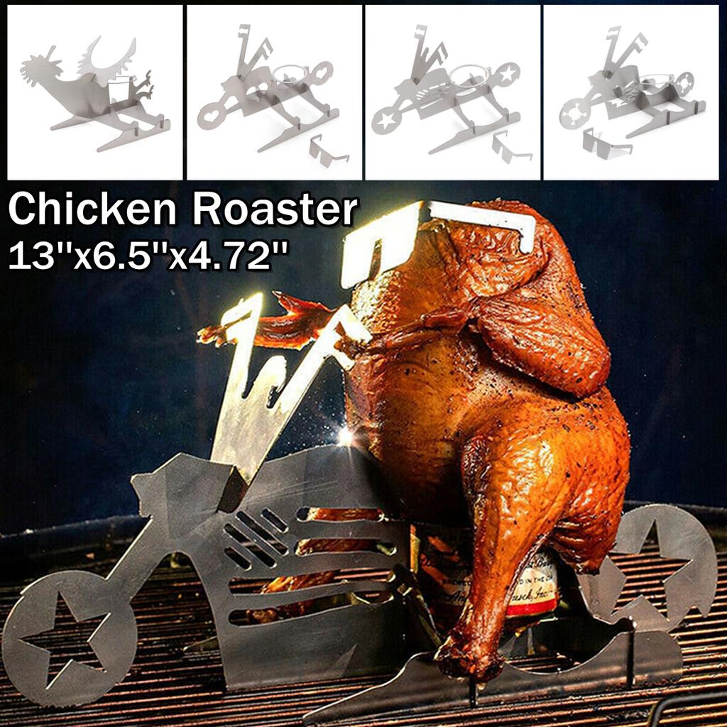 Buy Chicken Roasting Rack Steel Barbecue Creative Roaster Outdoor