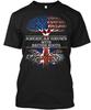 American Grown With British Roots TTshirt Made In the USA Size S To 5XL