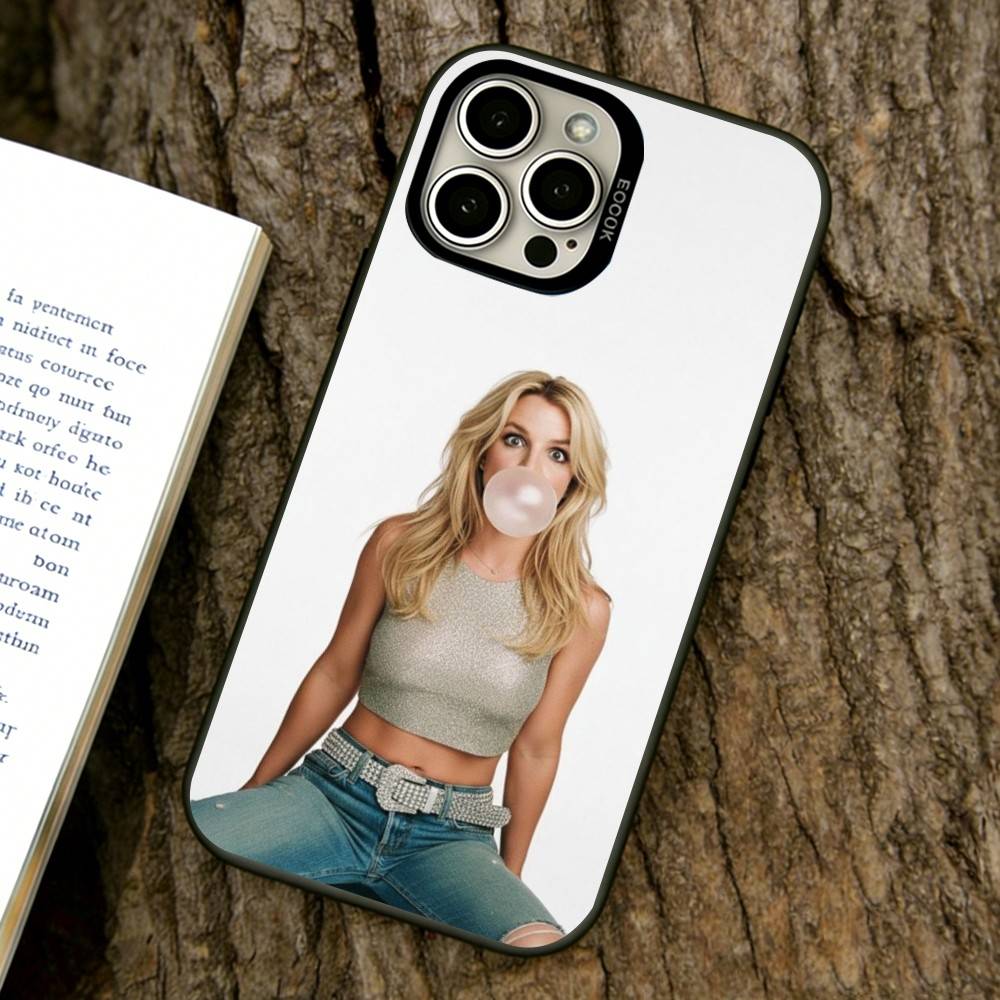 Britney Spears Phone Case For iPhone 17,16,15,14,13,12,11 Plus,Pro Max,XS,Colorful Silver Phone case Funda Cover