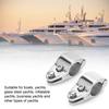 2pcs Stainless Steel Boat Marine Hinged Upper Jaw Slide Hardware Fittings
