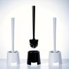 1pc Toilet Brush and Holder Set - Long Handle Bathroom Flexible Deep Cleaning Brush,  Portable Toilet Brush with Holder