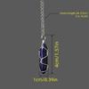 Winding Wire Stone Pendant Necklace Pointed Healing Crystals Necklace Jewelry