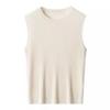 Women's O-Neck Vest Casual Sleeveless Tank Top