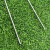 Galvanized U-Shaped Ground Nails for Lawn, Drip Irrigation, Weed Barrier, and Tent Fixing