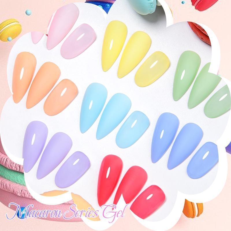 MEET ACROSS 7ML Grün Rot Gelb Neon Gel Nagellack Sommer Leuchtend Orange Bunte Maniküre UV LED Soak Off Nail Art Gel Lacke