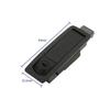 Black Compression Electrical Cabinet Door Lock  Zinc Alloy Push Button Latch with Key Durable Car Door Plane Locks FS