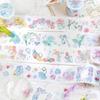Xin's Lover Hot Stamping Silver Washi Tape - Glassy Dream Series Decorative Stickers (4 Styles)